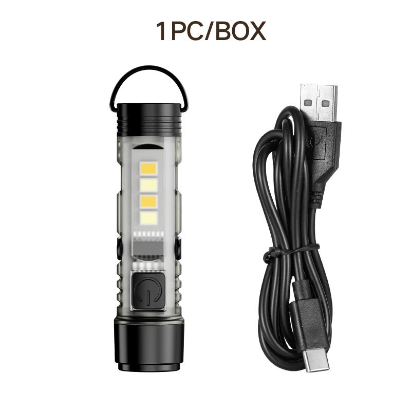 Mini Keychain Light Multifunctional Outdoor Portable Work Light 5050 Emergency Lighting Camping Flashlight