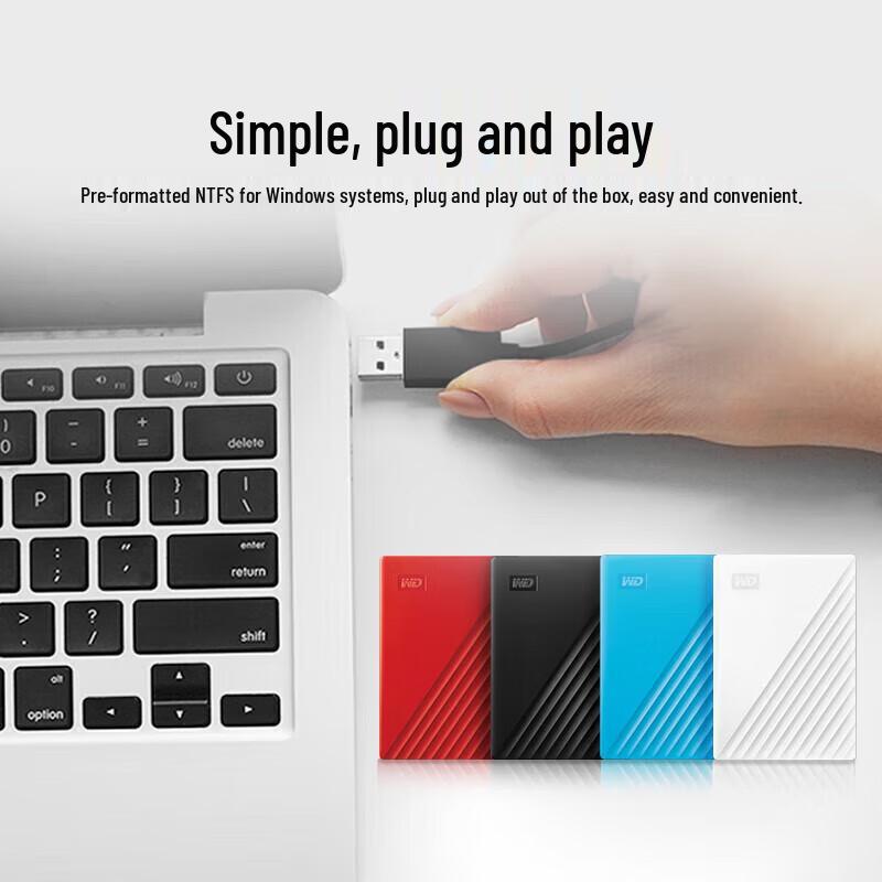 WD My Passport Portable Encrypted Hard Drive