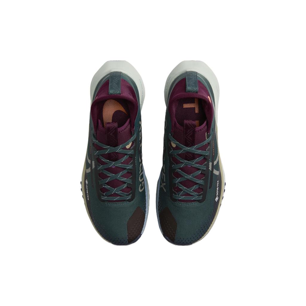 Nike React Pegasus Trail 4 GORE-TEX Deep Jungle Night Maroon Женские кроссовки Зеленый Пепельно-Сланцевый Хаки DJ7929-302