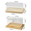 Bamboo Butter Container Nordic Design Cake Organizer Tray New Butter Storage Box  Food Storage
