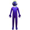 Хэллоуин Радужные Друзья ROBLOX Игра Косплей Костюм Цветной Костюм Монстра Синий Цветной Комбинезон