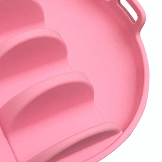 Силиконовый держатель для тарелок для тако, блюдо для буррито, большая вместимость, зажим для тортильи с 4 отделениями, держатели для тако для мягких и твердых тортилий 3,9"-8"