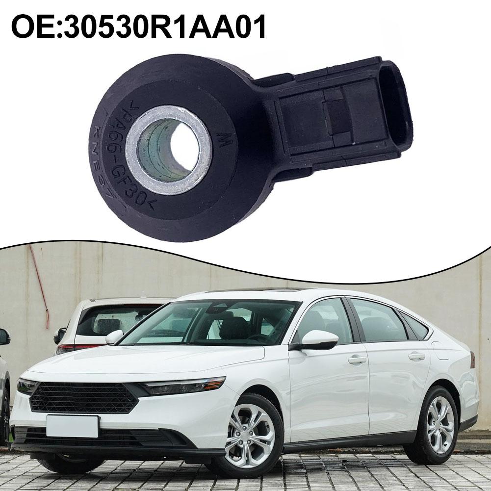 Reliable Performance Knock Sensor for Honda For Accord For CRZ For CRV For Civic ABS Metal Black OE 30530 R1A A01