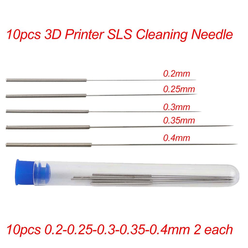 Cleaning Needle 0.2/0.25/0.3/0.35/0.4mm Flexible For 3d Printing
