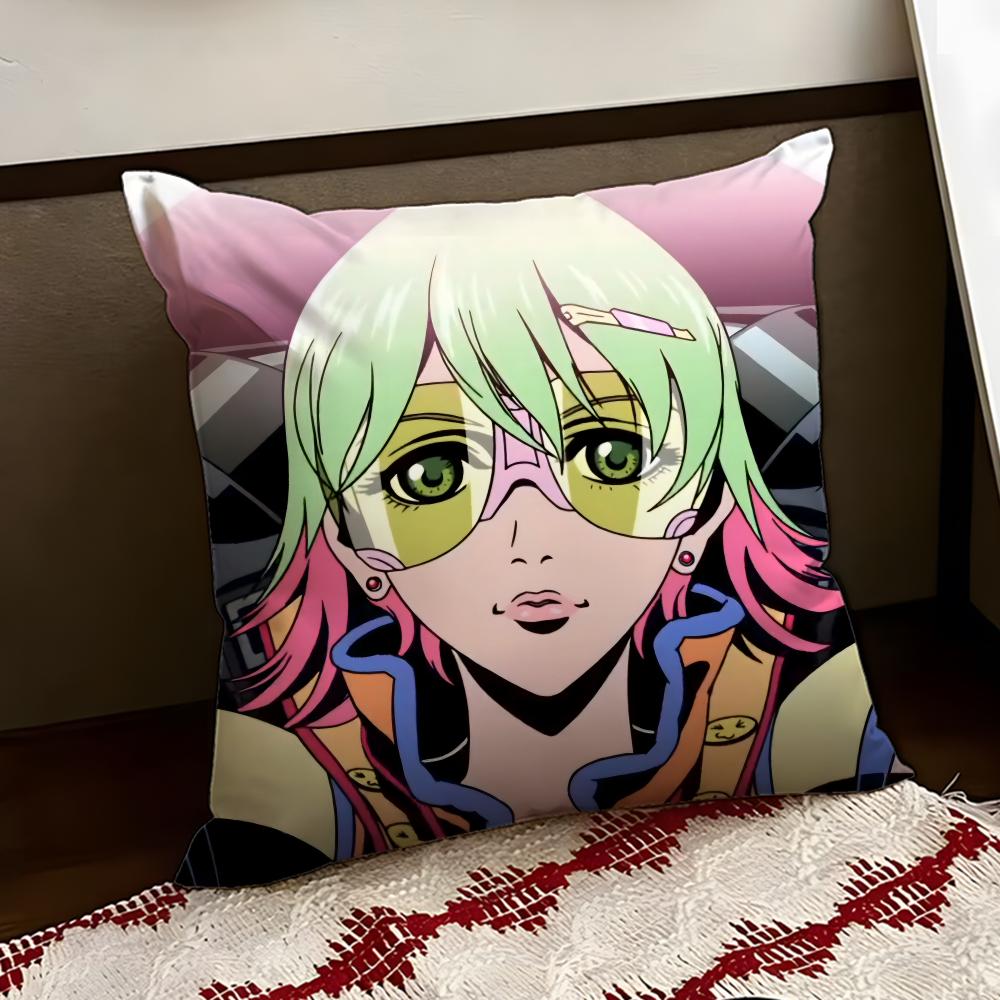 AnimeREDLINE Cushion Cover Reversible Soft Durable Pillow Cover Home Car MultiScene Use for Daily Comfort