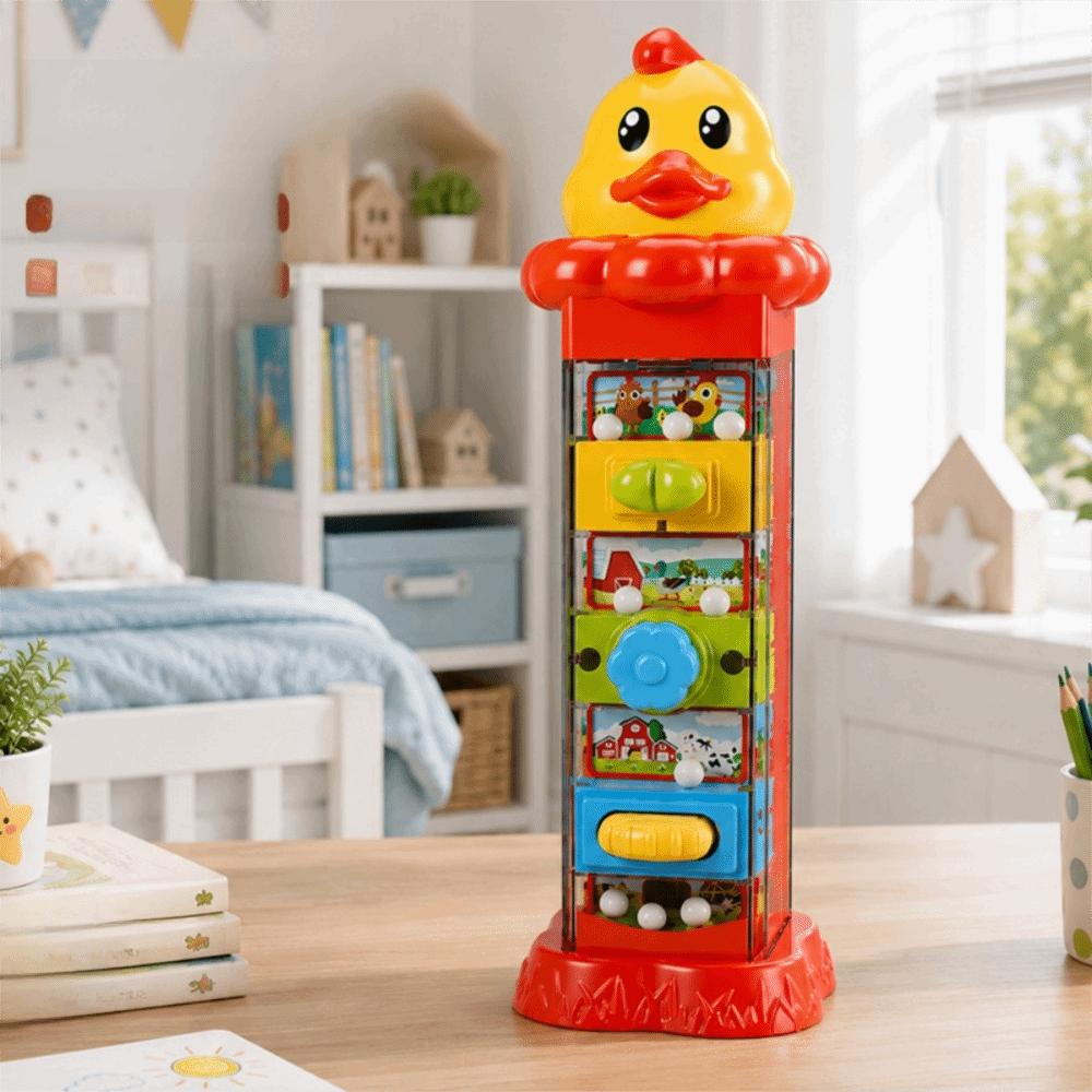 Sensory Educational Activity Cube Causality Busy Sensory Toy Mushroom House Puzzle Toy For Boys
