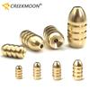 20pcs Weights Assorted Copper Jig Head Fall Down Fishing Sinkers Kit 3.5/5/7g Bullet Shape Split Fishing Tackle Sinker Combo Set