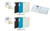 KOKUYO Receipt & Detail File Fixed Type Novita A4 24 Pocket Blue La-NVR510LB [Bulk Purchase Set of 3 Books]