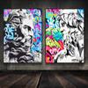 Поп-стрит картина маслом Зевс граффити плакат настенное искусство украшение дома живопись гостиная современное издание