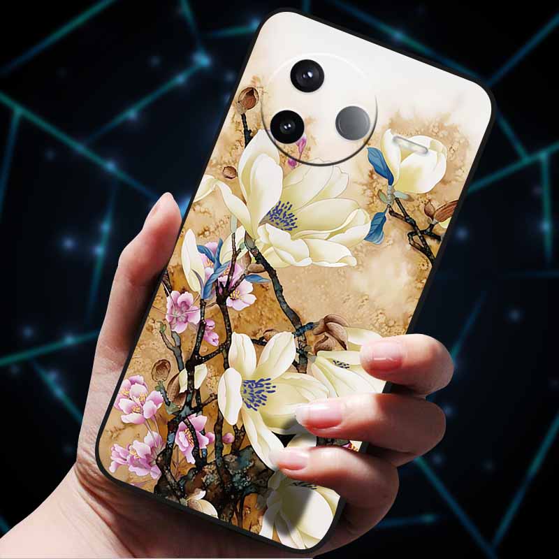 For Xiaomi POCO F7 Ultra Case Xiaomi POCO F7 Pro 3D Flowers Emboss Soft Silicone Phone Cases for POCOF7 Pro Back Cover Coque Bag