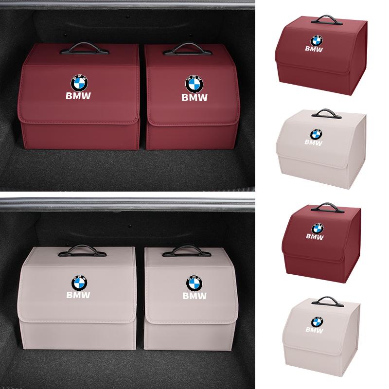 KWMBS1 2025 Hot Car Trunk Organizer Box Folding PU Auto Boot Storage Pocket For BMW E46 E90 E60 F30 F10 E39 E36 F20 E87 E90 E70 E91 G01