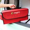 Fiat Car Trunk Storage Box For Abarth Punto Panda Doblo Stilo Bravo Uno Foldable Felt Cloth Organizer Case Car Supplies keychain V4