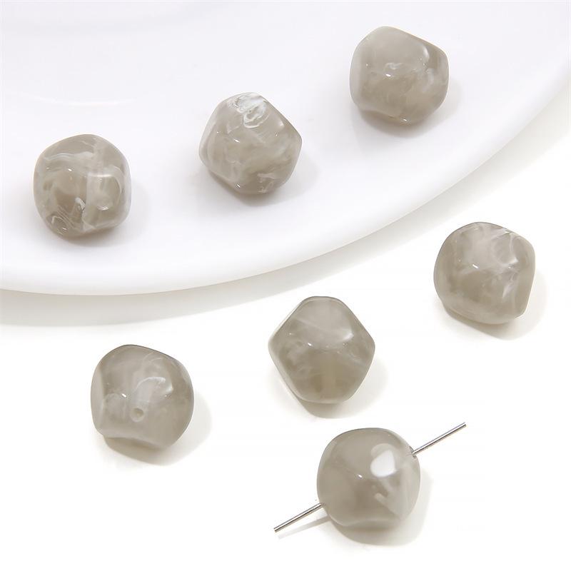 Круглые бусины Halo из искусственной смолы для самостоятельного изготовления ювелирных изделий