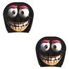 2PCS Exaggerated Car Headrest Covers Car Seat Headcover  Halloween Christmas Holiday