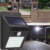 4X 30LED солнечный свет PIR датчик движения безопасности открытый сад путь пейзаж настенный светильник