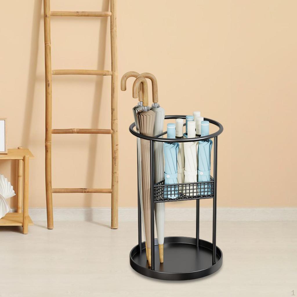 Компактное ведро-подставка для зонтов, тростей и палок для ходьбы