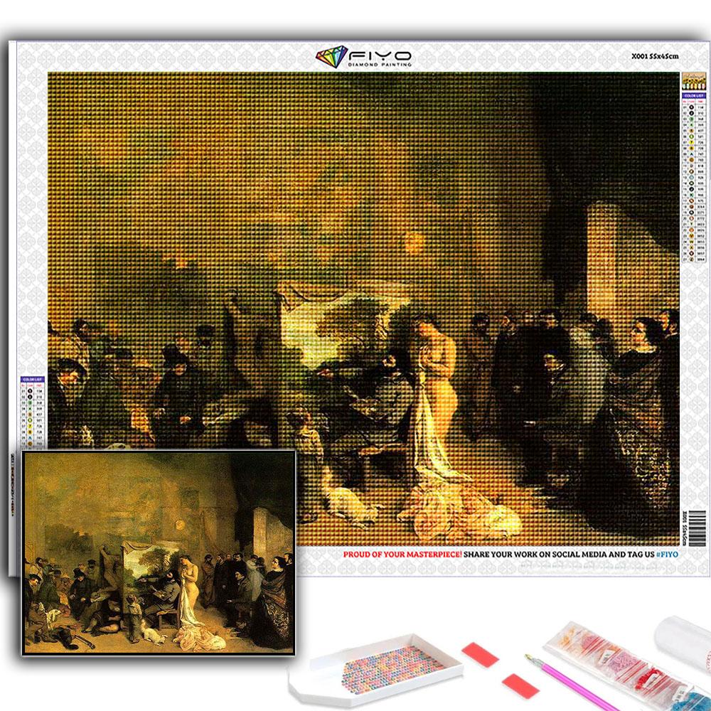 Набор для вышивки крестом DIY Алмазная вышивка Мир Шедевр Алмазная картина Домашний декор
