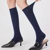 Women's Polka Dot Calf Socks - Spring/Autumn, Slimming, Sweet, Versatile, Korean Retro Style, Long Cotton, Slouchy Fit.