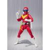 SHFiguarts Himitsu Sentai Goranger Akaranger, подвижная фигурка размером около 150 мм, окрашенная из ПВХ и АБС