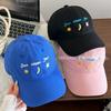 Sun Moon Star Embroidered Baseball Cap Children's New Soft Top Big Head Circumference Shade Sunscreen Versatile Cap