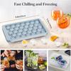 32 Ice Boll Hockey PP Mold Frozen Whiskey Ball Popsicle Ice Cube Form Box Lollipop Making Gifts Kitchen Tools Accessories