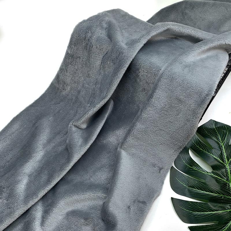 45x50 см удобная и мягкая ткань с ворсом 3 мм из полиэстера с кристаллами, супермягкая плюшевая ткань для шитья кукол