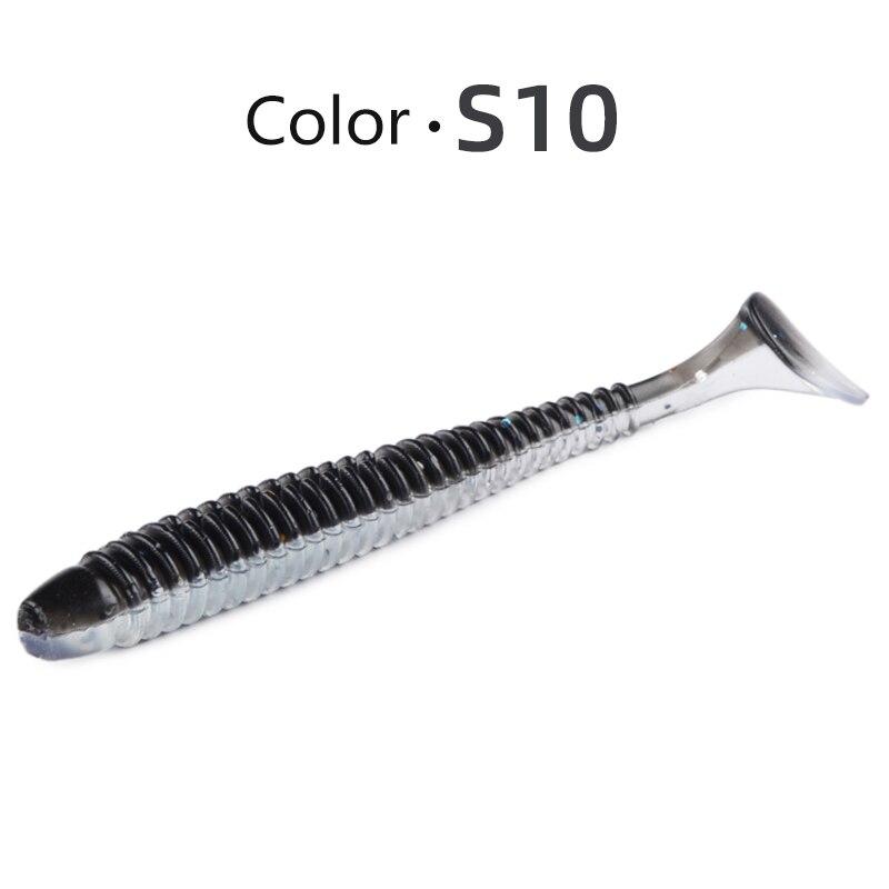 MEREDITH Рыболовные приманки с качающимся ударом 55 мм, 65 мм, 75 мм, мягкие приманки для рыбалки, морская рыбалка, Leurre Souple, силиконовые приманки, приманка