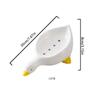 Cute Soap Duck Shaped Soap Box Dish with Drainage Storage Rack, Soap Container Storage Dish, Household Bathroom Accessories