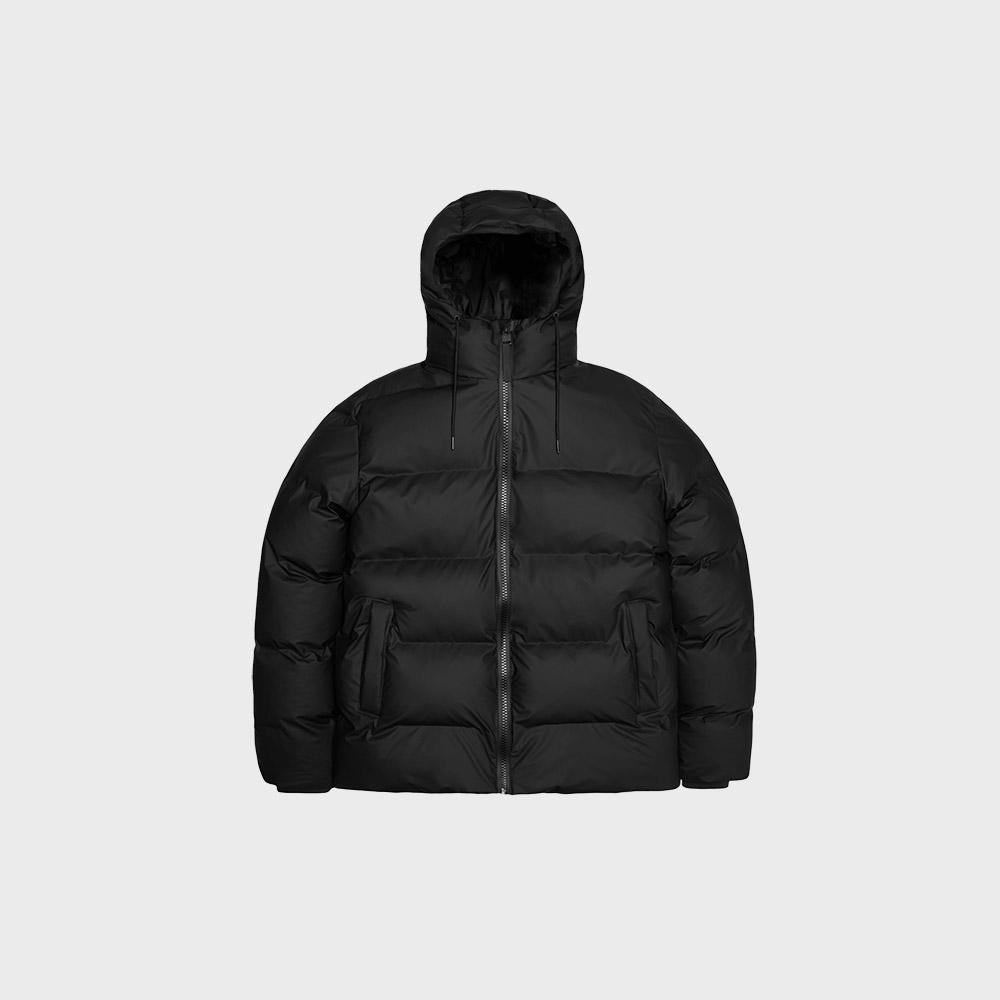 Rains Alta Puffer Jacket - Black