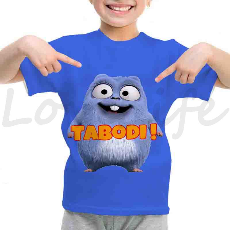 Summer Kids Grizzy And The Lemmings T-Shirts Children Cartoon 3D T Shirts Camiseta Boys Girls Teens Toddler T Shirts Tee Tops