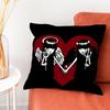 EEmily The Strange Pillow Case Plush Fabric Soft Pillowcase Double Sided Print Cushion Cover Household Gifts
