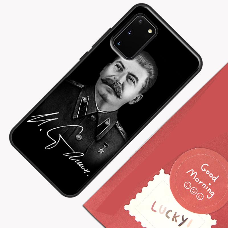 Телефонный чехол Stalin Soviet Union для Samsung Galaxy S23 S26 Ultra S20 S21 S22 S24 S25 Plus S10 S25 FE Чехол-оболочка