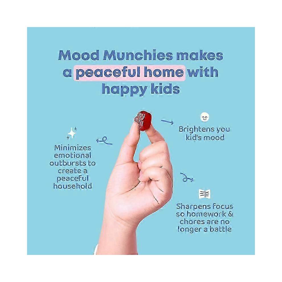 (5pcs) Saffron Extract for Mood Munchies Nutrition Gels & Chews 60 Count