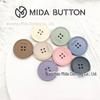 Colorful Spray Paint Resin Buttons for Ladies' Coats, Windbreakers, Suits, and Sweaters - Four-Hole Design