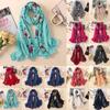 Women's Scarf Embroidery Pashmina Cotton Shawls Floral Bandana Scarves