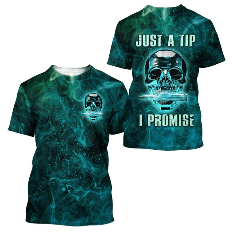 Мужские футболки, новые футболки с 3D изображением ужасов и черепа, летняя модная футболка в стиле ретро, ​​мужская одежда с круглым вырезом, футболки больших размеров