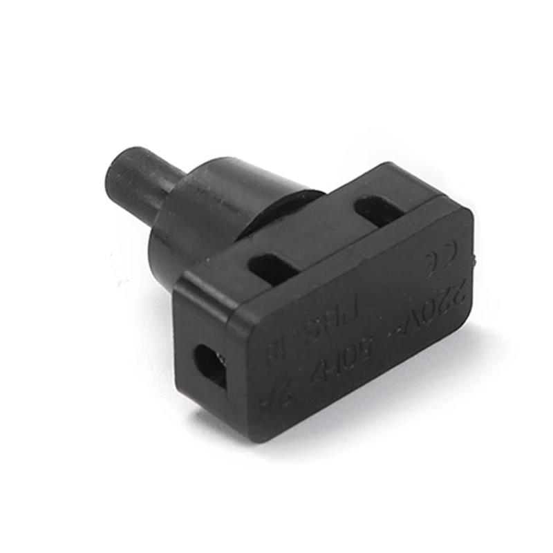 1pc Self-locking ON/OFF Push Button Switch AC250V 10A 2 Pins Latching Switch for Lamps Industrial Field Mini Power Switches Switches4