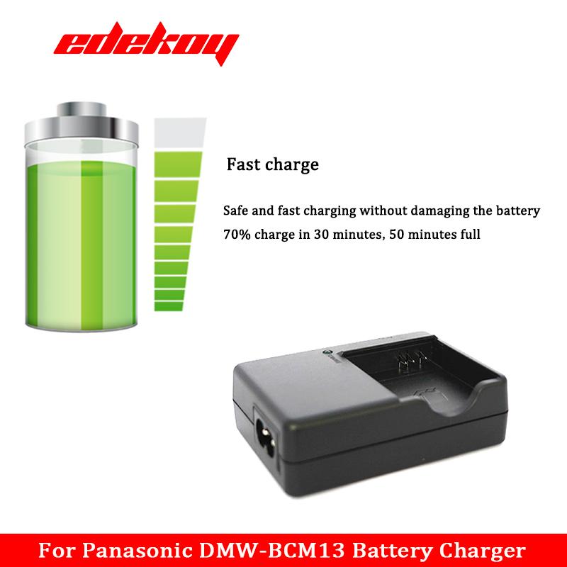 Зарядное устройство DE-A50B DEA50 для аккумулятора DMW-BCM13, DMW-BCM13PP, BCM13E для камеры Panasonic Lumix DMC-ZS40, TZ60, ZS45, TZ57, ZS50, TZ70, ZS27, TS5