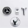 KSCO4 45mm Car Front Emblem Badge Modified Bonnet Chrome Hood Cover for Mercedes Benz AMG W203 W204 C E S Class W210 W211 W220