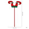Christmas Elf Leg Fabric Decoration With Cartoon Style For Holiday Tree Accessories