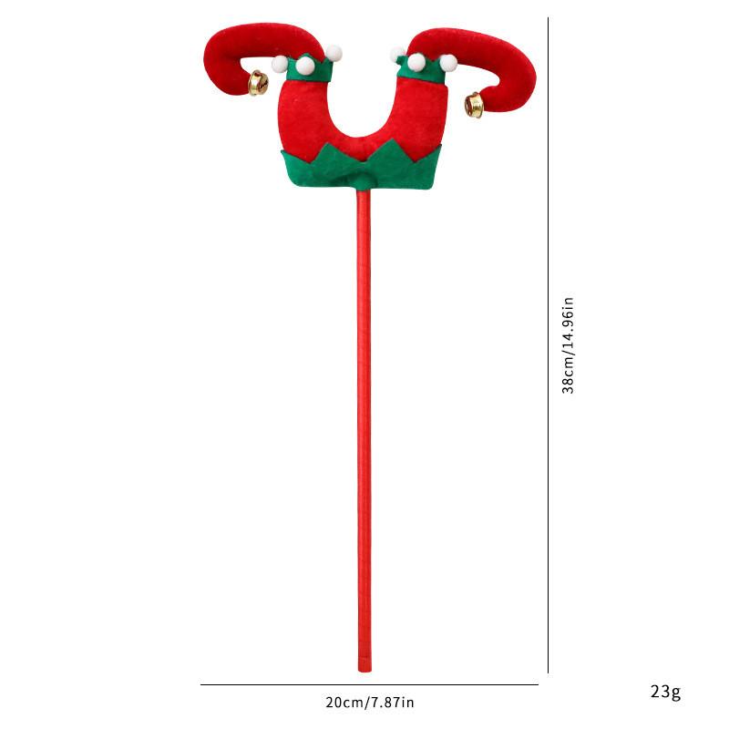 Christmas Elf Leg Fabric Decoration With Cartoon Style For Holiday Tree Accessories