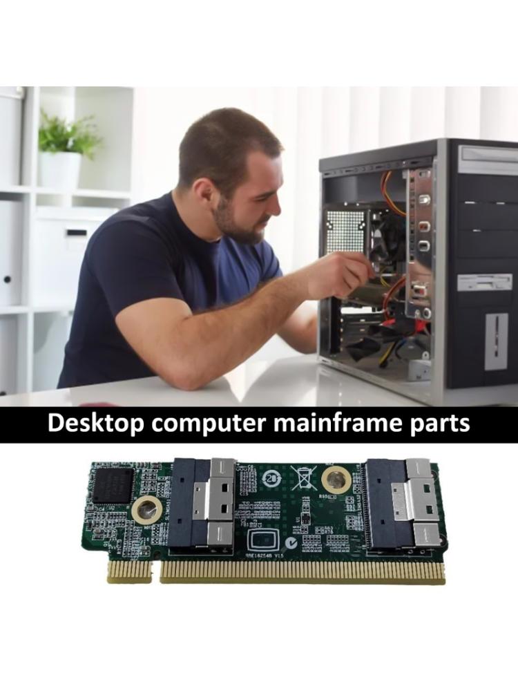 Высокоскоростные внешние карты расширения SFF-8654 для PCIe 4.0 x16 x8 Адаптеры SFF-8654 Адаптеры Компьютерная карта для сервера 1U