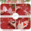 10Pcs Stockings Acrylic Christmas Ornaments Hanging Christmas Decoration  Home Party Supplies