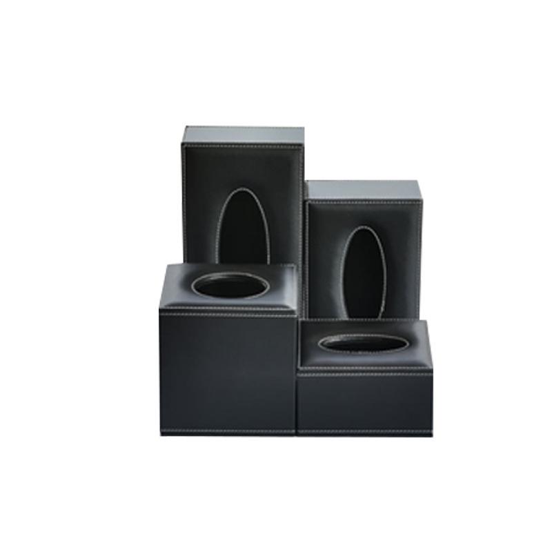 Nordic Luxury Leather Tissue Box - Creative Pull-out Design for Home or Hotel, Customizable Logo