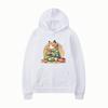 Autumn Cat Sushi Print Printed Men's Hoodie Brand Hoody Y2K Clothes Vintage Fashion Casual Unisex Long Sleeve Pullovers