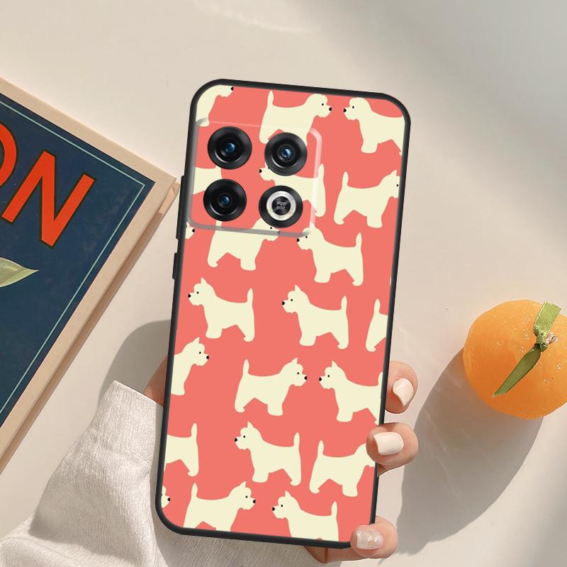 West Highland Terrier Westie Case For OnePlus 12R 13R 13T 10R 15 13 12 11 10T 8T Nord CE 4 3 2 Lite N20 N30 Nord 5 Cover