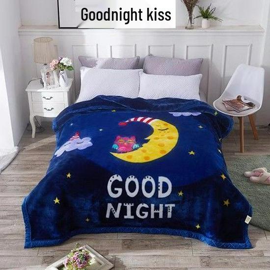 G5Z Двухслойное Утолщенное Рашель Одеяло - Уютное Осенне-Зимнее Покрывало для Пар или Свадебное Покрывало