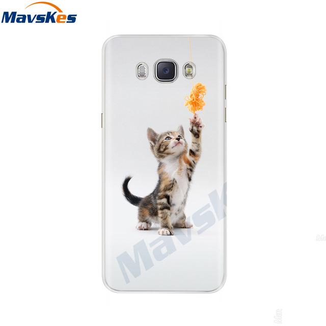 Чехол для телефона для Samsung Galaxy J7 2016, чехол J5 2016 J510f, окрашенный силиконовый чехол из ТПУ для Samsung J3, J5, J7 2016, чехол