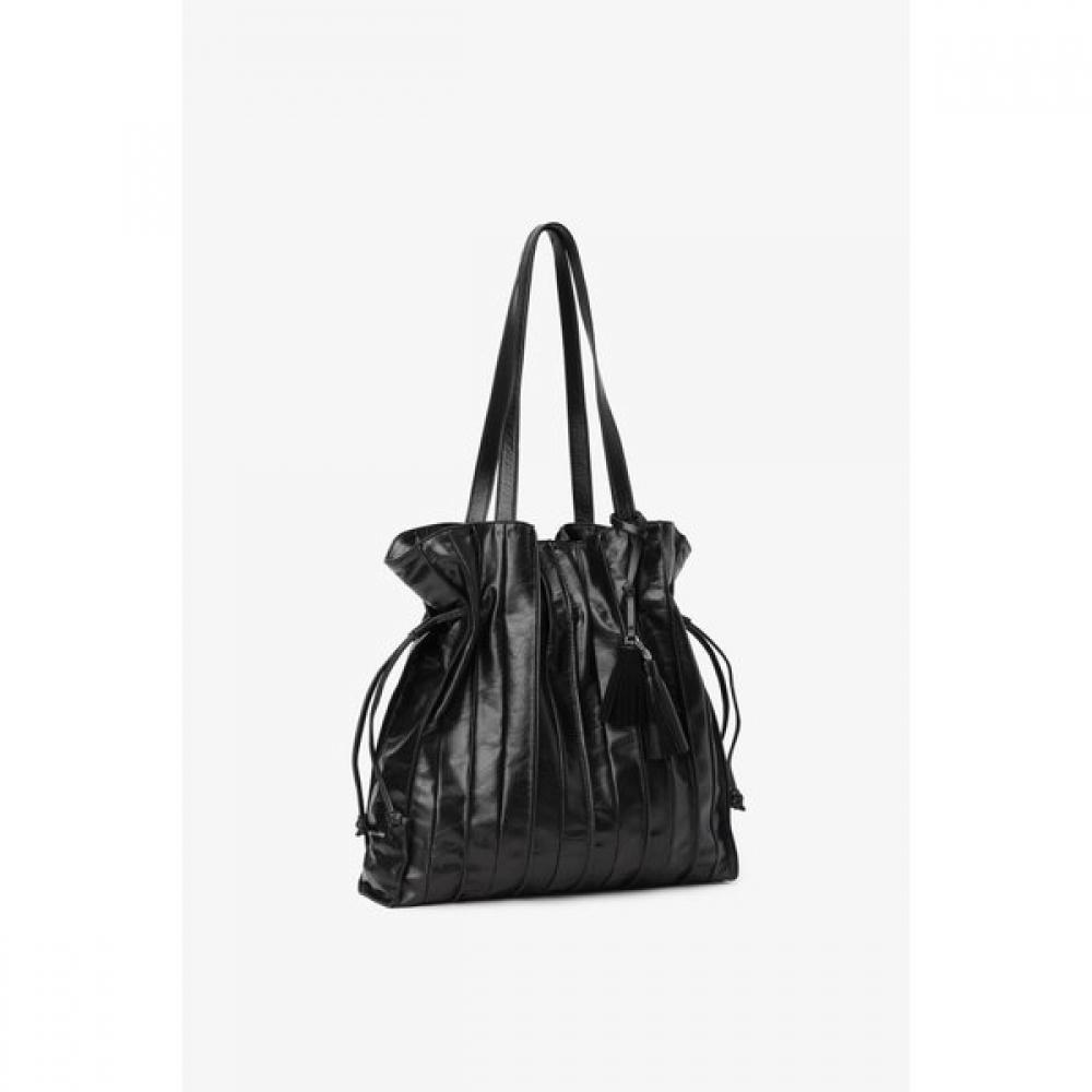 Rouge Lounge Pleats Shoulder Bag Bk ra2g7abg082wBk
