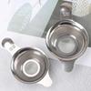 Fashion Stainless Steel Tea Strainer Fine Mesh Chinese Kung Fu Leaf Funnel Filter Kitchen Accessories